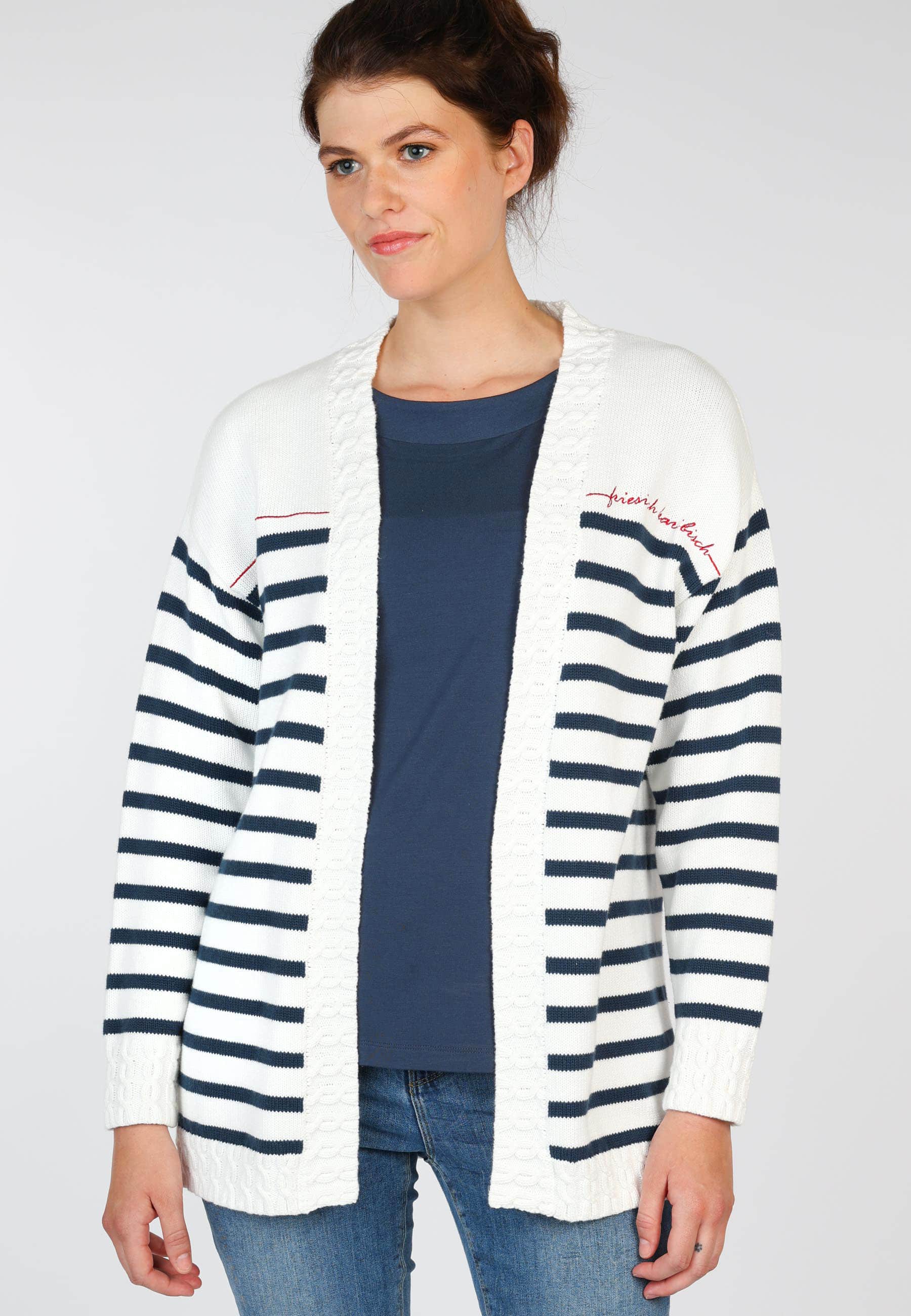 Strickjacke Wanja ivory im Sorgenfri Sylt Online Shop