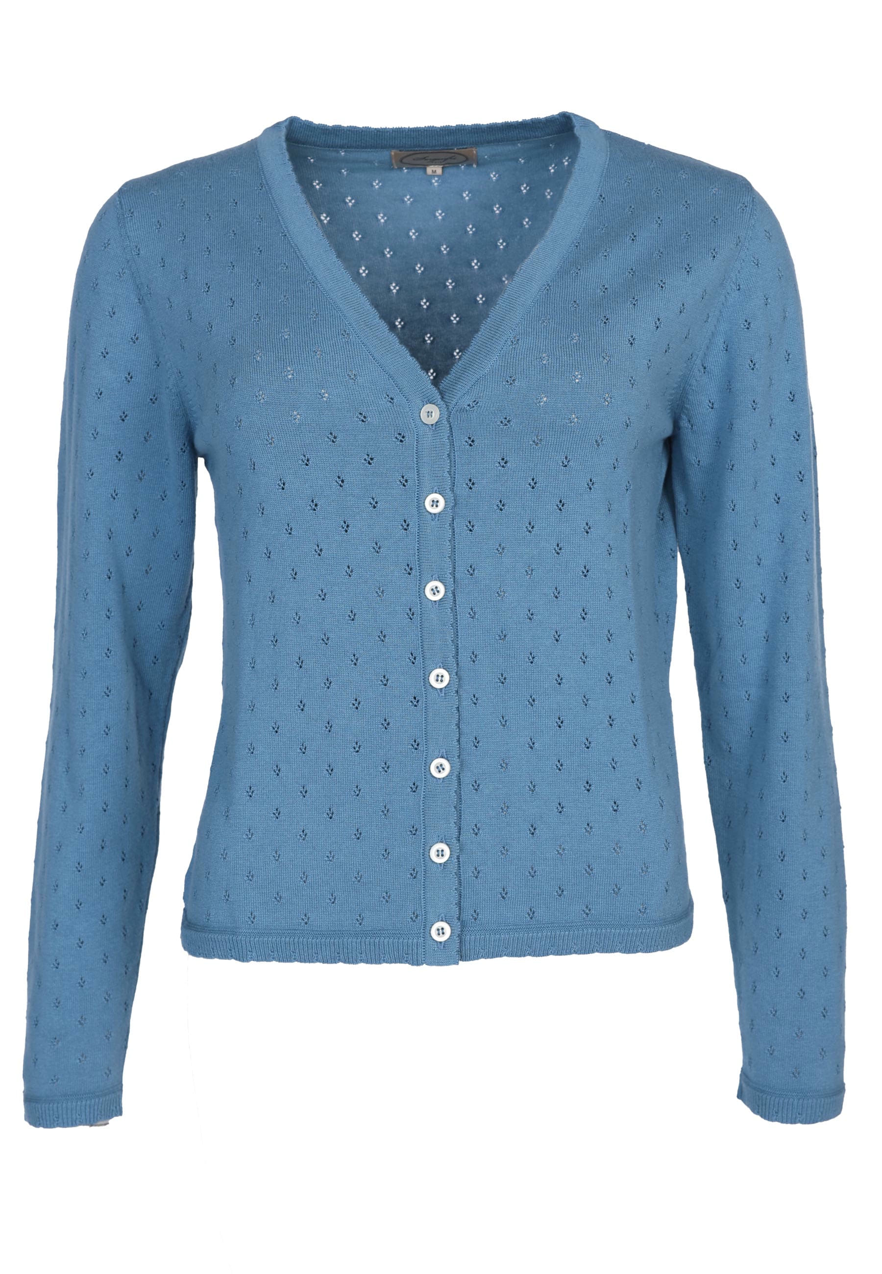 Strickjacke Amily swedish blue in blue at Sorgenfri Sylt Online Shop