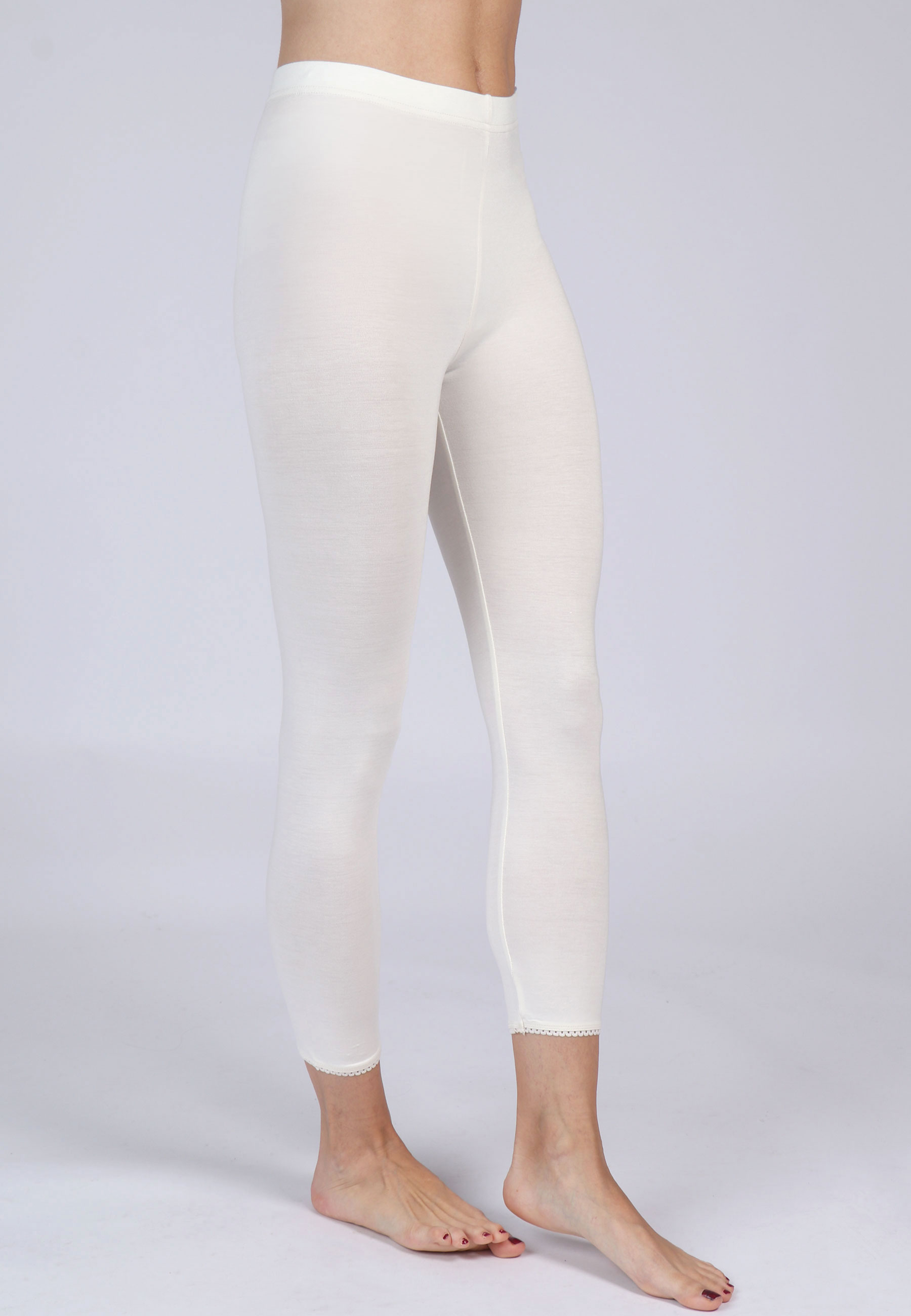 Leggings Antje - ivory in weiß at Sorgenfri Sylt Online Shop