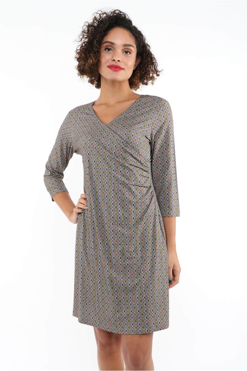 Chlodette ethnic - dust grey