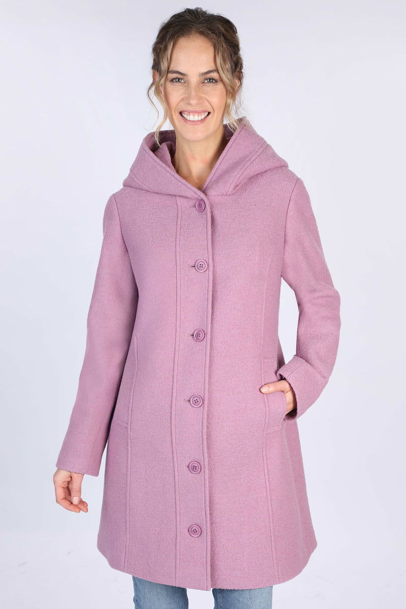Wollmantel Wemke  - dusty orchid