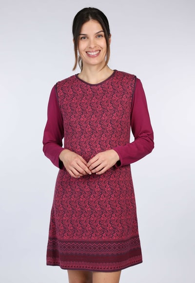 Strickkleid Ella  - deep purple