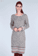 Strickkleid Suri oriental - grey