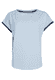 T-Shirt Vroni stripes  - swedish blue