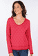 Strickpullover Lisette  - cerise