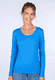 Langarmshirt Malin - lapis