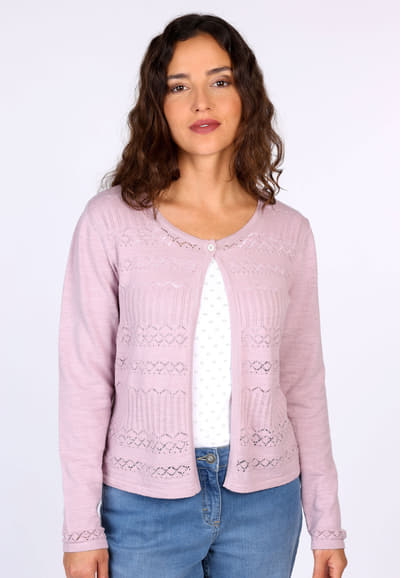 Strickjacke Rixa  - rose