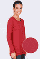 Langarmshirt Lonnja  - rubin