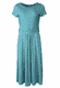 Kleid Malind Tulip Bow - turquoise