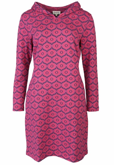 Kleid Tirillunas sunflower - rubin