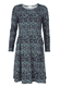 Kleid Eponie flower confetti - navy