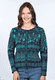 Strickjacke Kadir borders  - navy
