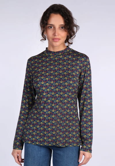 Langarmshirt Olenni artdeco - navy