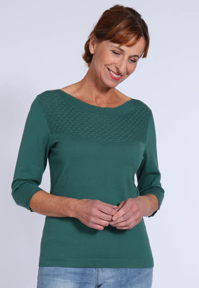 Strickpullover Annina - bottle green