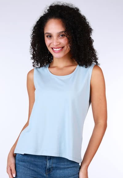 Top Aqrilla - light blue