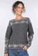 Strickpullover Flekka - grey