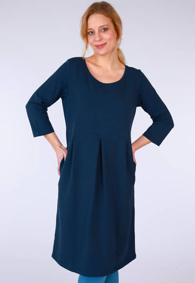 Kleid Jola solid - navy