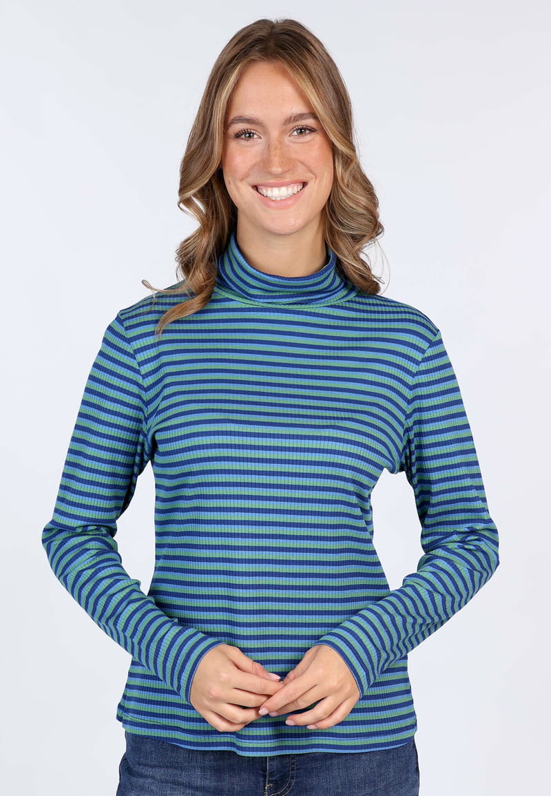Rollkragenshirt Morea - indigo