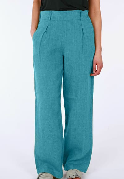 Leinenhose Grietje - ocean