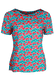 T-Shirt Zoe rosy  - turquoise