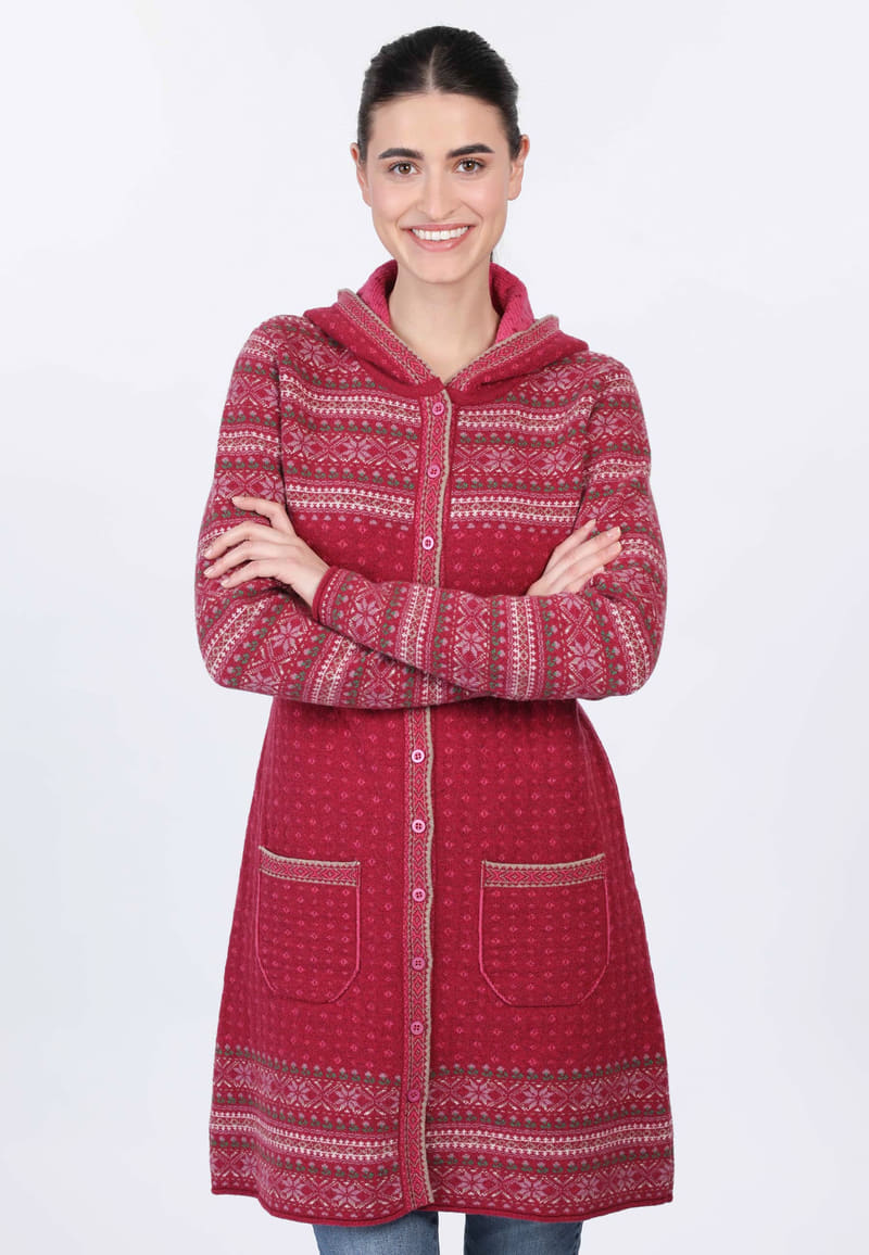 Strickmantel Ann - rubin