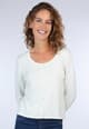 Strickjacke Lilo Dot - ivory