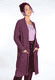 Strickjacke Ilka - plum