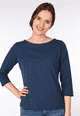 3/4-Arm-Shirt Merel - navy