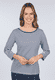 3/4-Arm-Shirt Daria  - navy