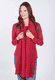 Strickschal Sabina oriental  - rubin