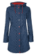 Mantel Brynja dot  - navy