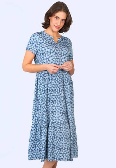 Kleid Ivia flowerdance - ink