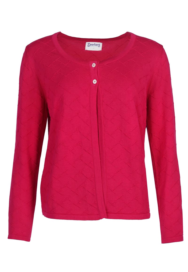 Strickjacke Liesel - cerise