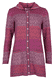 Strickmantel Annika  - plum