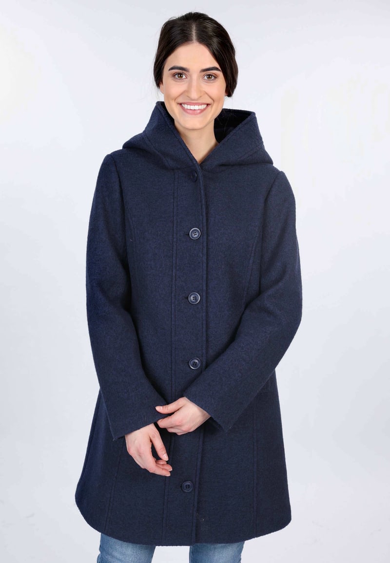 Wollmantel Wemke  - navy