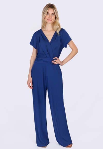 Jumpsuit Wieta solid - indigo