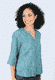 Bluse Emine dancing dot - ocean