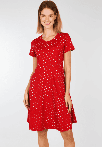 Kleid Darby dot  - poppy