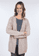 Strickjacke Rachel  - sand