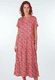 Kleid Moina summer meadow - rubin