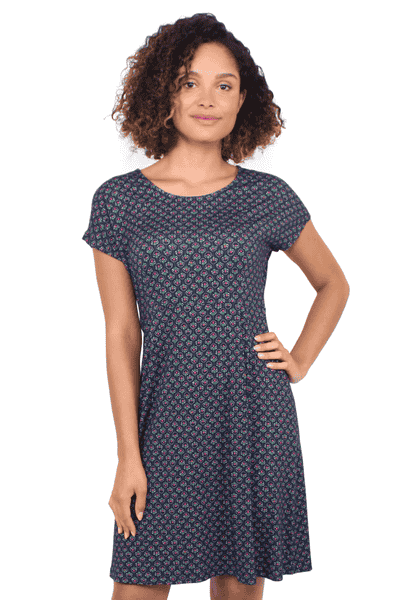 Kleid Eva tulip bow - navy