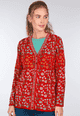 Strickjacke Christi millefleur - rubin