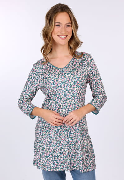 Tunika Dunja little tulip - ocean
