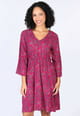 Kleid Audrey  - red wine