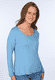 Langarmshirt Philia - swedish blue