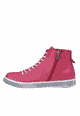 High Sneaker Claartje - raspberry