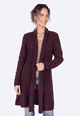 Strickmantel Ebbie  - plum