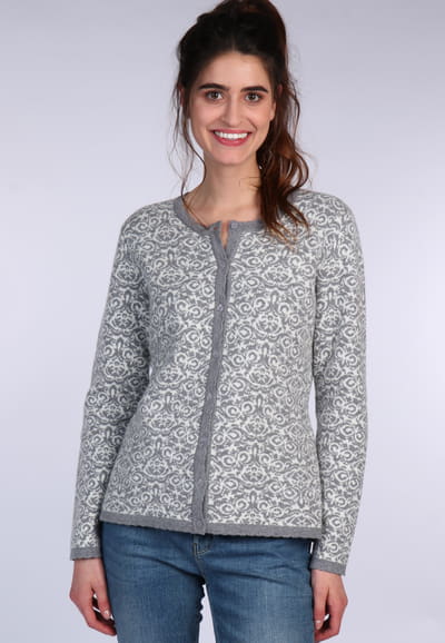 Strickjacke Yelena - ash grey