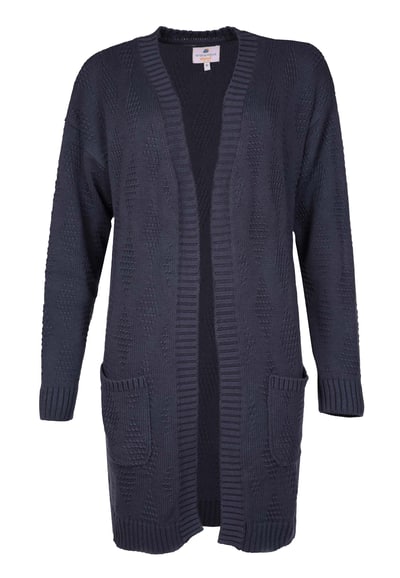 Strickmantel Ineb - navy