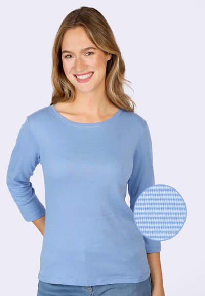 3/4-Arm-Shirt Pippita  - delfter